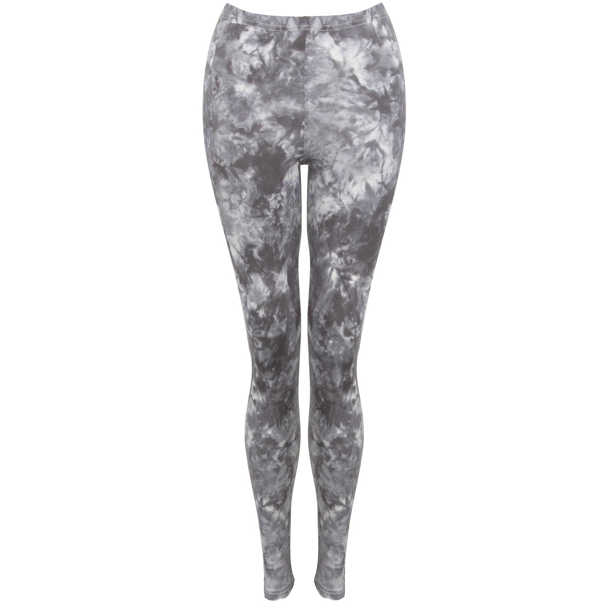 Grey Tie Dye Print Leggings Preview